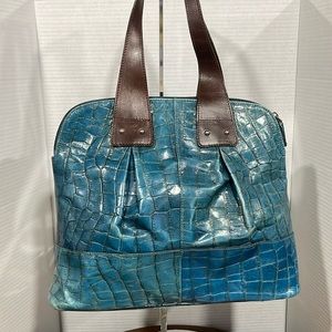 Gabriella Croc Print handbag